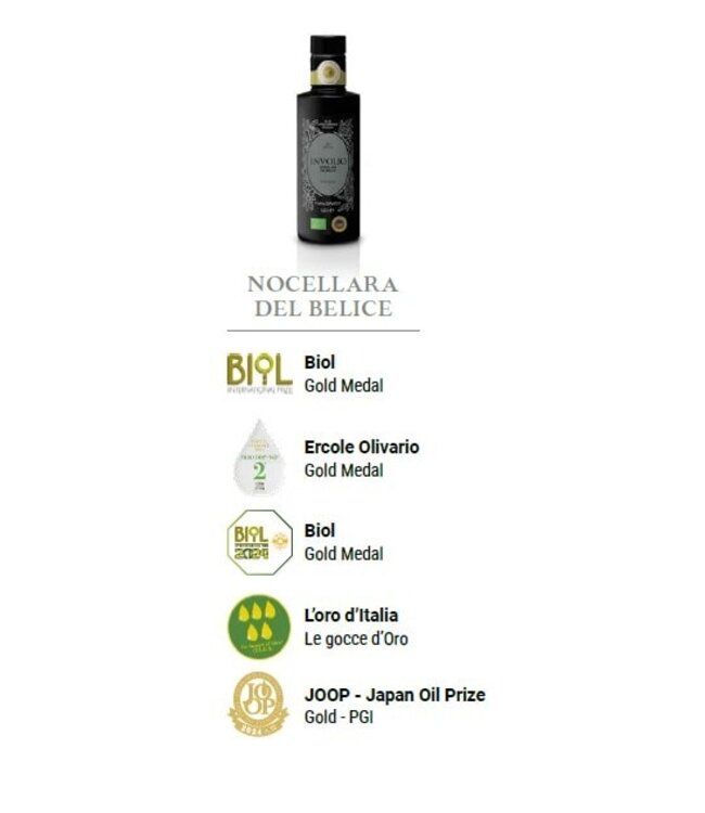Casa Grazia  Extra vierge Involvio Nocellara del Belici IGP Sicilië -Biologisch - 0,5l