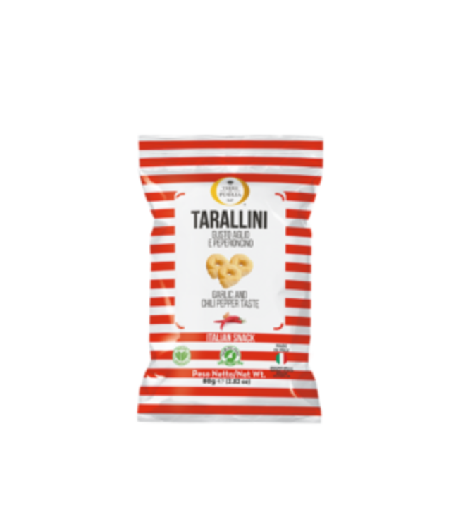 Tarallini met knoflook en rode peper  - Aglio e peperoncino