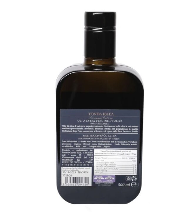Frantoi Cutrera Extra vierge olijfolie - Monocultivar Tonda Iblea Giovanni Cutrera