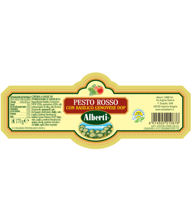 Alberti Rode Pesto  DOP Genova