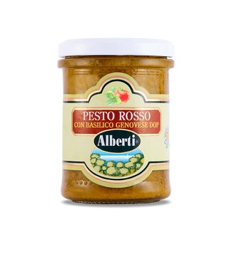 Alberti Genovese Rode Pesto  DOP -Pesto Rosso THT 3  mei 2026