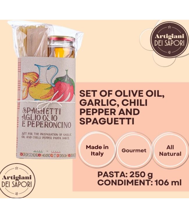 Pastakit-  Spaghettoni Aglio, Olio & peperoncino