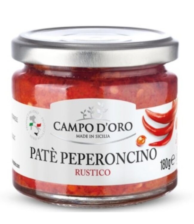 Campo d'oro Tapenade van chilipepers - PAte peperoncino rustico
