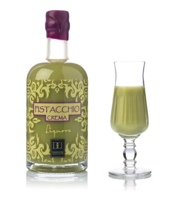 Daidone Pistache likeur- liquore crema al Pistacchio uit Sicilië
