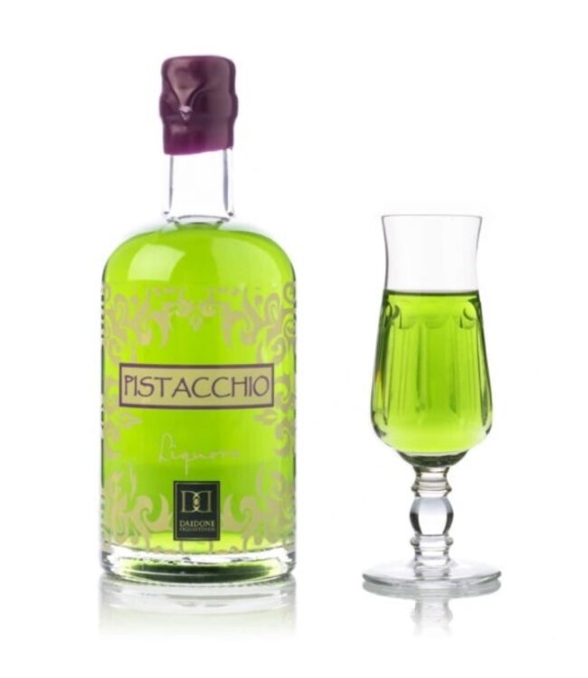 Daidone Pistache likeur -  Liquore al Pistacchio uit Sicilië