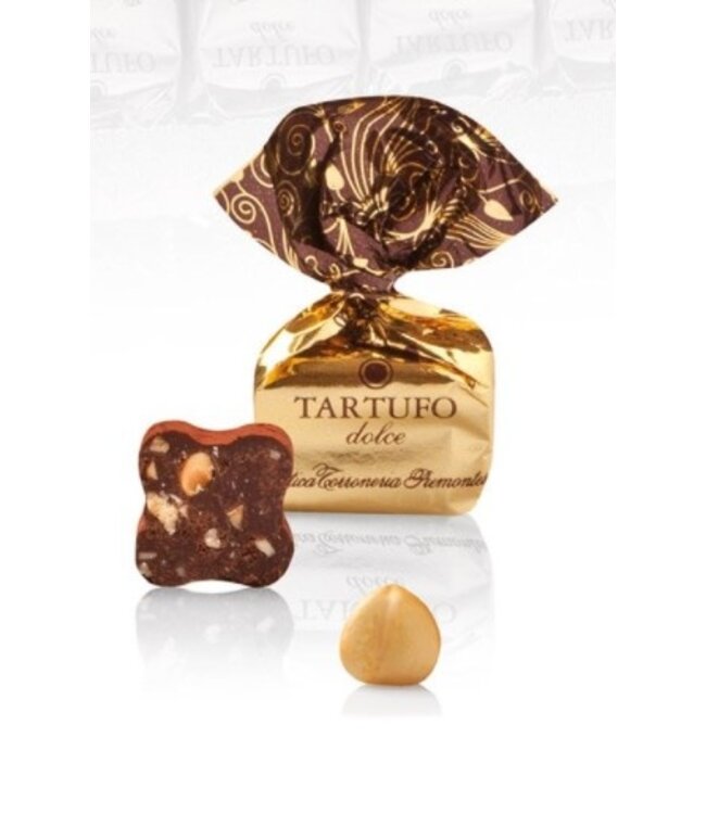 Antica Torroneria Piemontese Chocoladetruffels Goud- Tartufo Dolce neri Oro - per 10 verpakt