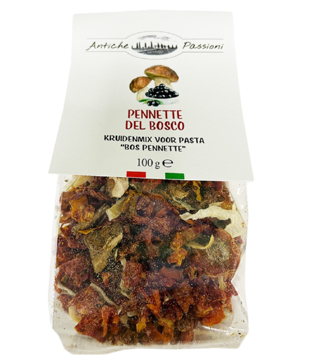 Antiche Passioni Italiaanse kruidenmix Eekhoorntjesbrood- Pennete del Bosco