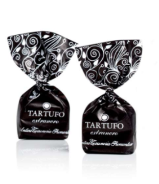 Antica Torroneria Piemontese Chocoladetruffels Extra Dark- Tartufo Dolce Extra Nero - per 10 verpakt