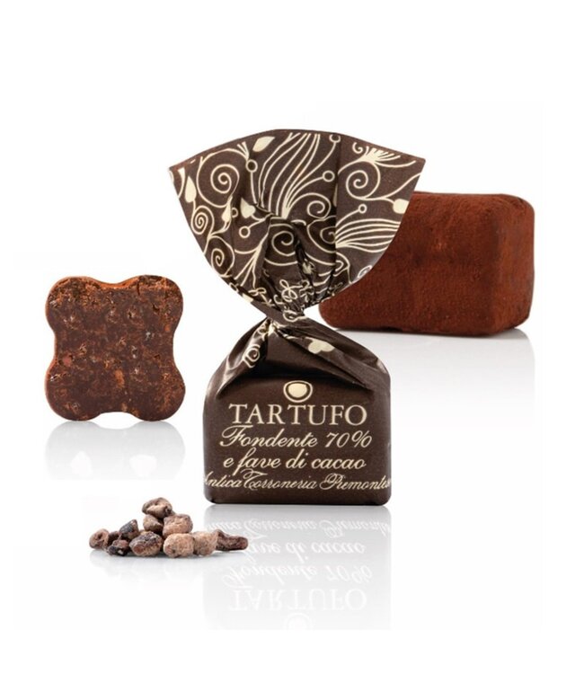 Antica Torroneria Piemontese Chocoladetruffels 70% cacao- Tartufo Fondente 70% cacao - per 10 verpakt