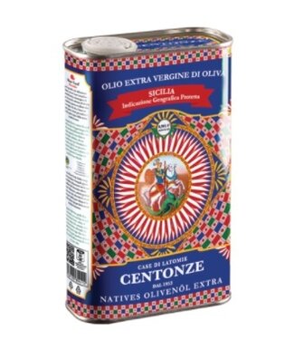 Centonze Extra vierge olijfolie IGP  in iconisch Siciliaans blik