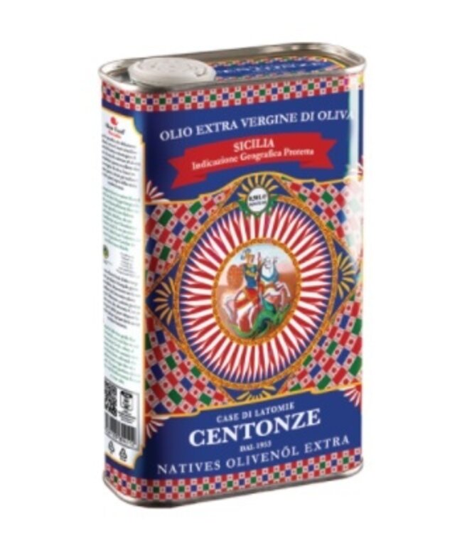 Centonze Extra vierge olijfolie IGP  in iconisch Siciliaans blik