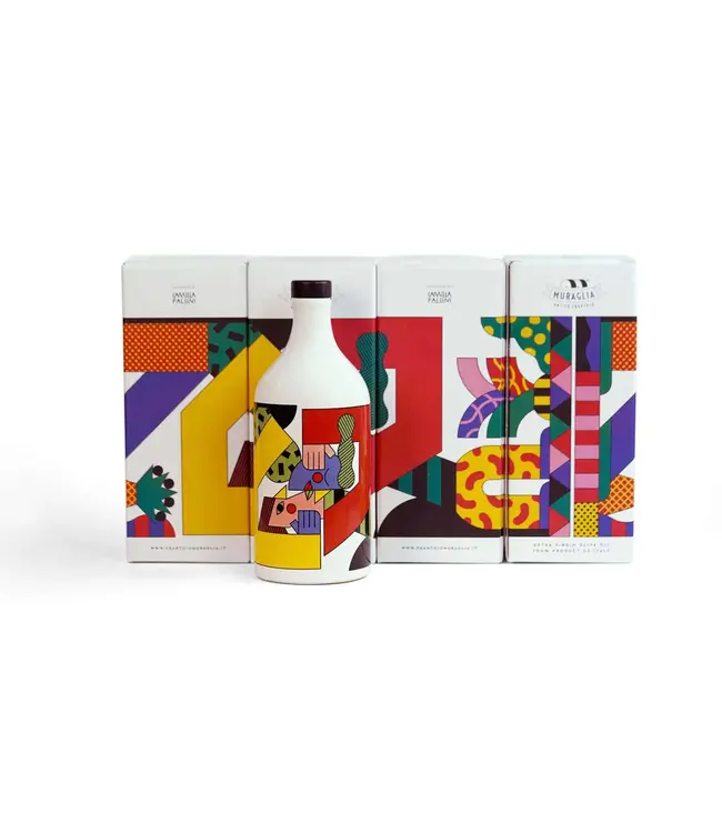 Frantoio Muraglia Extra vierge olijfolie "Il Bacio" in keramische kruik