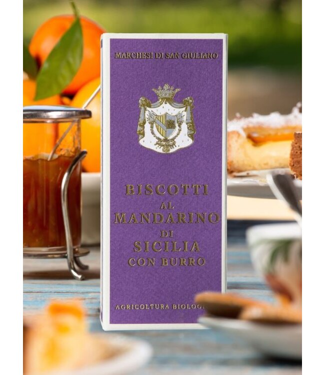 Marchesi di San Giuliano Siciliaanse mandarijnkoekjes - Biscotti Mandarino di Sicilia