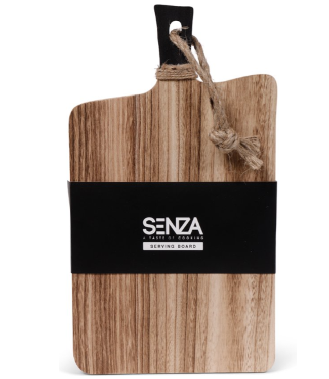 Stijlvolle borrelplank met handvat