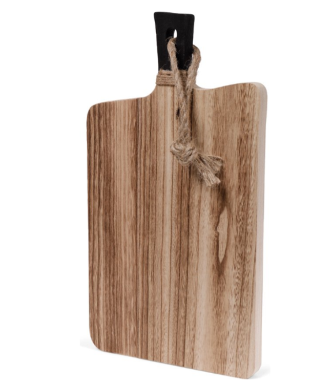 Stijlvolle borrelplank met handvat