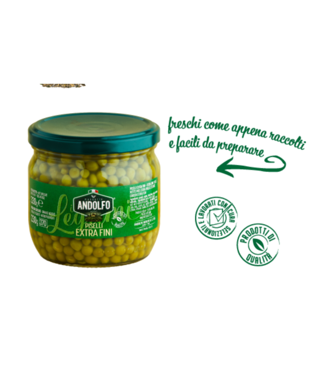Masseria Andolfo Erwten in glazen pot -  Piselli