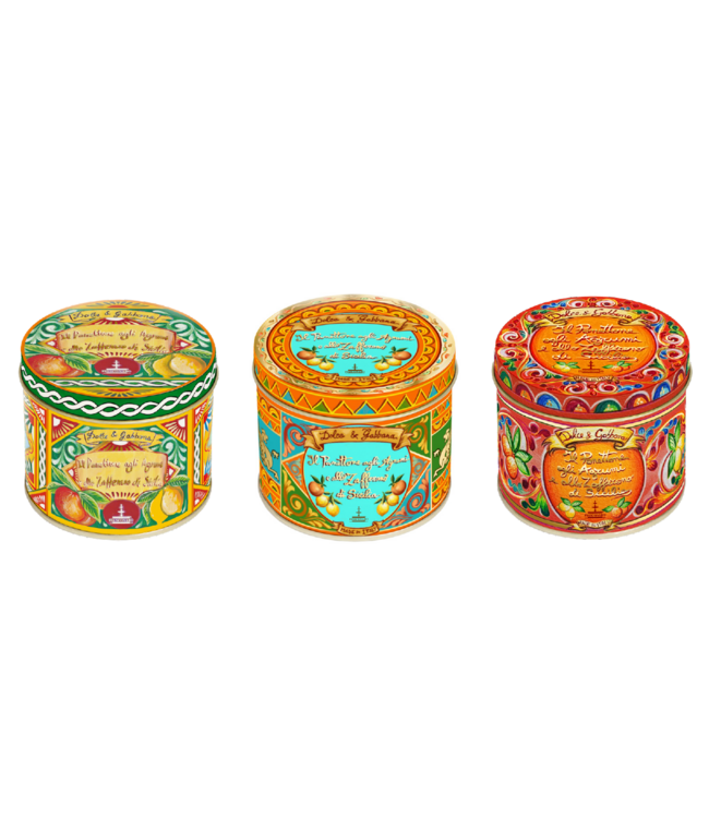 Dolce & Gabbana Panettone Gekonfijte Citrusvruchten en Saffraan 100 gram - - Oranje blik