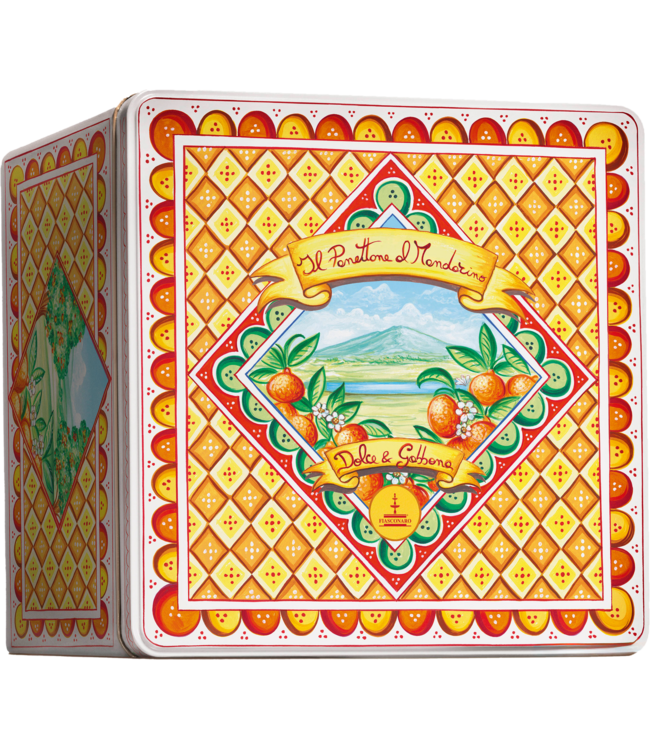 FIASCONARO EN DOLCE & GABBANA - Panetonne met frisse manadrijn - IL PANETTONE AL MANDARINO