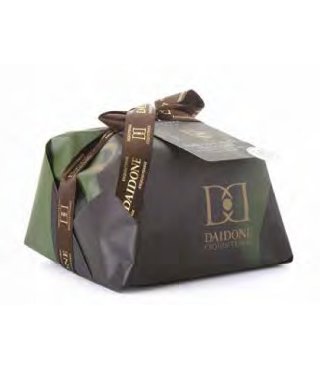 Daidone PANETTONE met donkere chocolade en pistache creme 500g