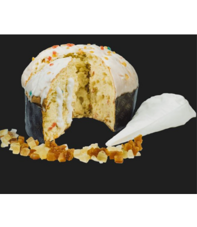 Peluso Panettone met creme van ricotta 1000 gram in een mooie geschenkverpakking