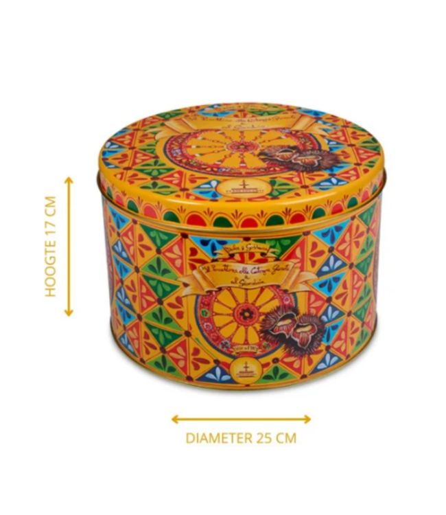 Dolce & Gabbana Il Panettone - Kastanje met Giandujacreme -alle Castagne glassate e al Gianduia