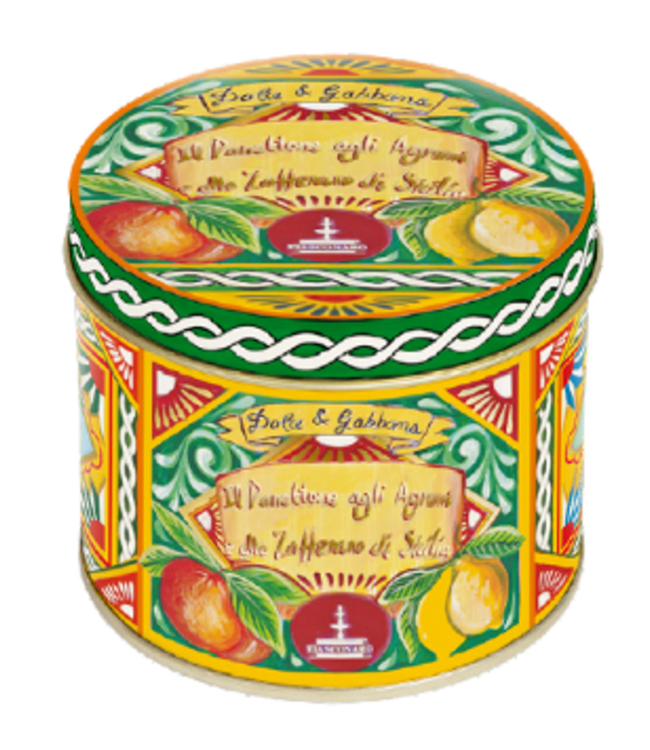 Dolce & Gabbana FIASCONARO EN DOLCE & GABBANA - Panettone Gekonfijte Citrusvruchten en Saffraan 100 gram