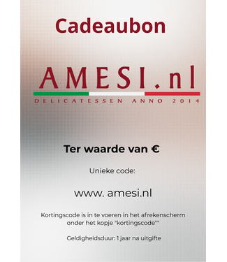 Cadeaubon - De smaak van Italië, verpakt in een cadeaubon
