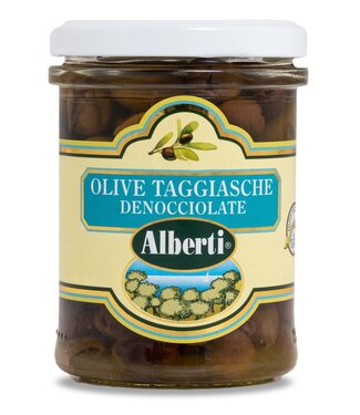 Alberti Taggiasca olijven  in extra vierge olijfolie - zonder pit