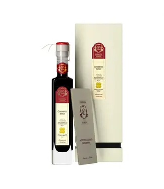 Famiglia Fiorini gerijpte Aceto Balsamico di Modena  I.G.P.  4 medailles in cadeauverpakking -100 ml