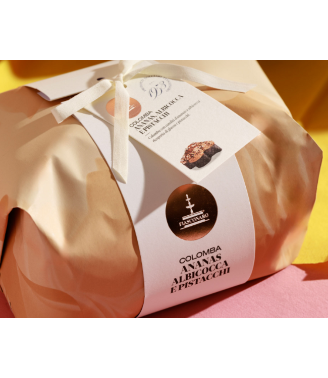 Fiasconaro Colomba Ananas- abrikoos en Pistache  750gr - Fiasconaro