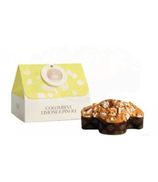 Fiasconaro Colomba met citroen en pijnboompitten - Colombina scatola limone e pinoli 100 gram