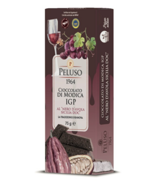 Peluso Modica chocolade IGP  al Nero d' Avola