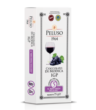 Peluso Modica chocolade IGP  al Nero d' Avola