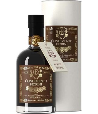 Famiglia Fiorini Gerijpte condimento balsamico dressing 5 munten  in cadeauverpakking