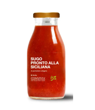 Convivia Tomatensaus van cherry tomaten -Sugo di pomodoro ciliegino alla Siciliana