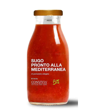 Convivia Mediterrane cherrytomatensaus- Sugo pronto di pomodoro ciliegino alla Mediterranea