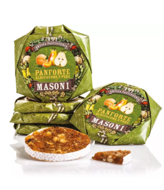 Masoni Panforte met Abrikozen en peer - Albicocche e pere 100 gram