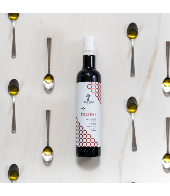 Olio Guglielmi Extra Vierge olijfolie uit Puglia - Intenso -Intense -500 ml