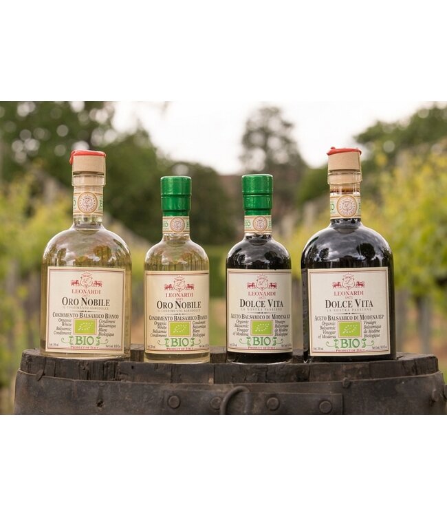 Leonardi di Giovanni Aceto Balsamico di Modena I.G.P.  Biologisch "Dolce Vita", 4 jaar gerijpt 500ml