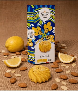 Peluso Amandelkoekjes Limone uit Sicilië- met citroen
