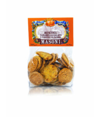 Masoni Rustieke Italiaanse koekjes met gezouten karamel & speltvlokken