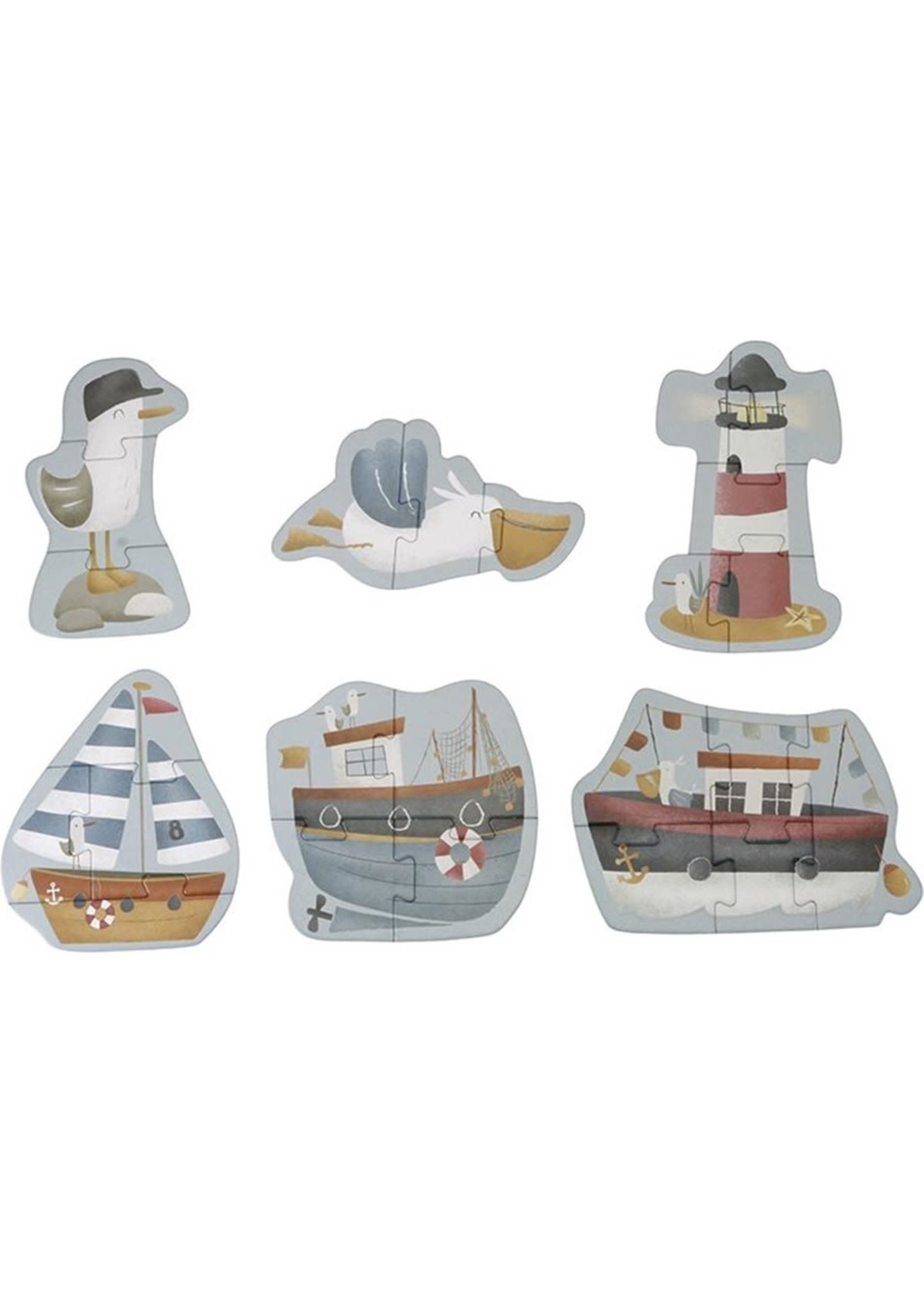 Little Dutch Toys Little Dutch Toys - Vormenpuzzels Sailors Bay FSC