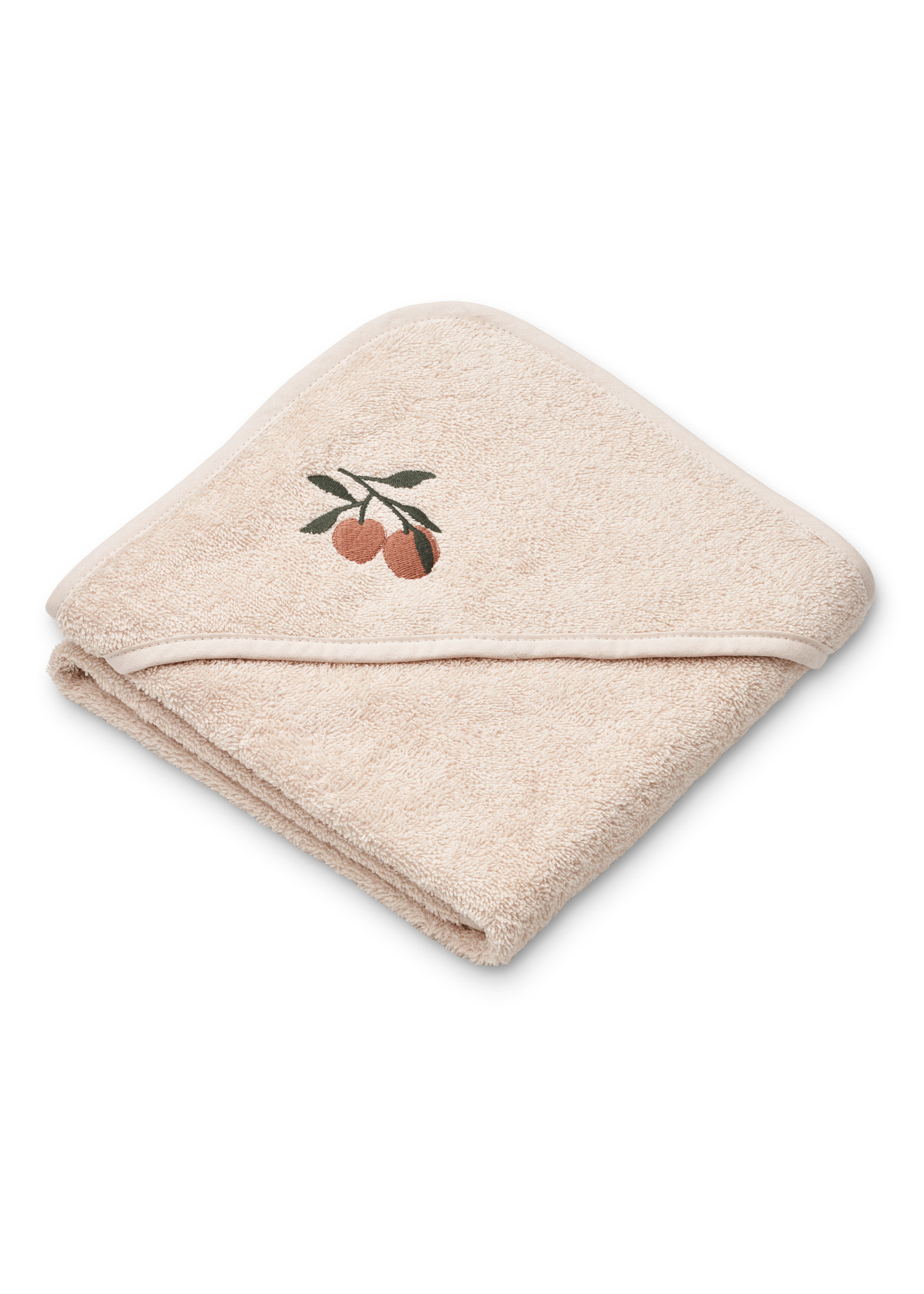 Liewood Liewood - Batu hooded baby towel - Peach / Sea shell