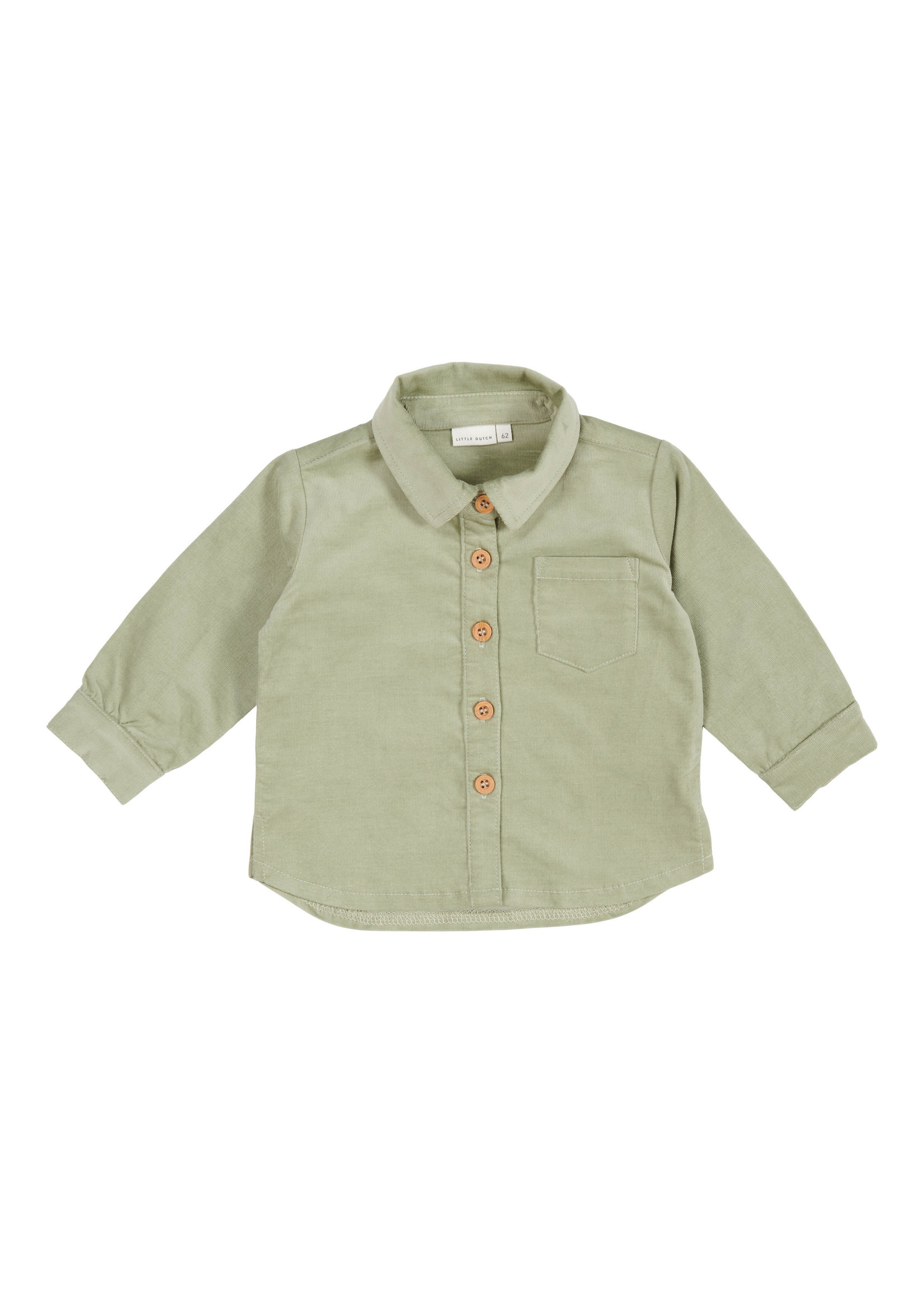 Little Dutch Little Dutch - Overhemd corduroy Green