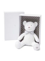 First Muzikale Teddybeer Hector Endless Grey 28 Cm - White-Grey