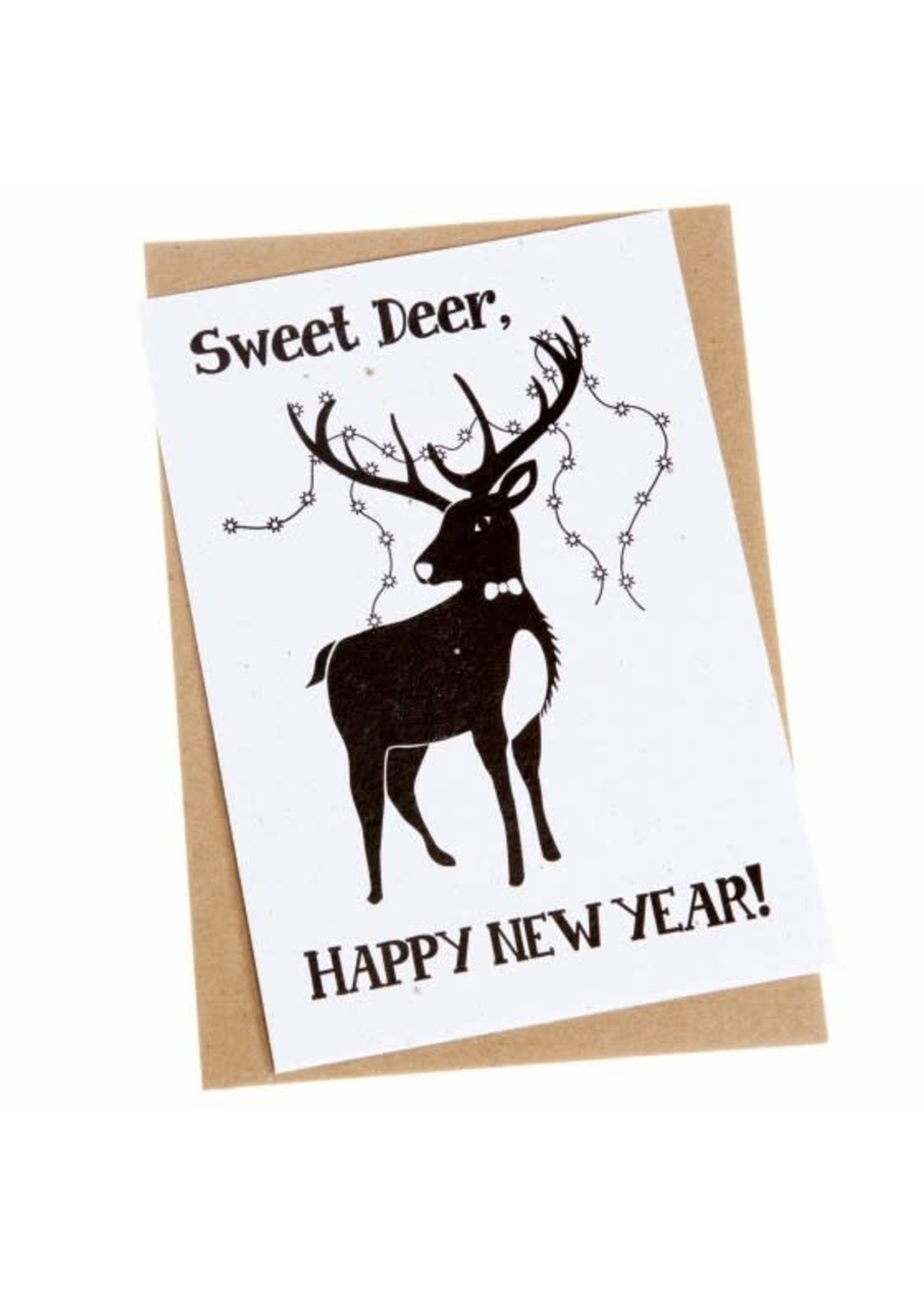 Bloom Your Message Bloeikaart Kerst Sweet Deer