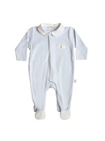 Baby Gi Blue Babygrow With Pocket Detail 6Maanden