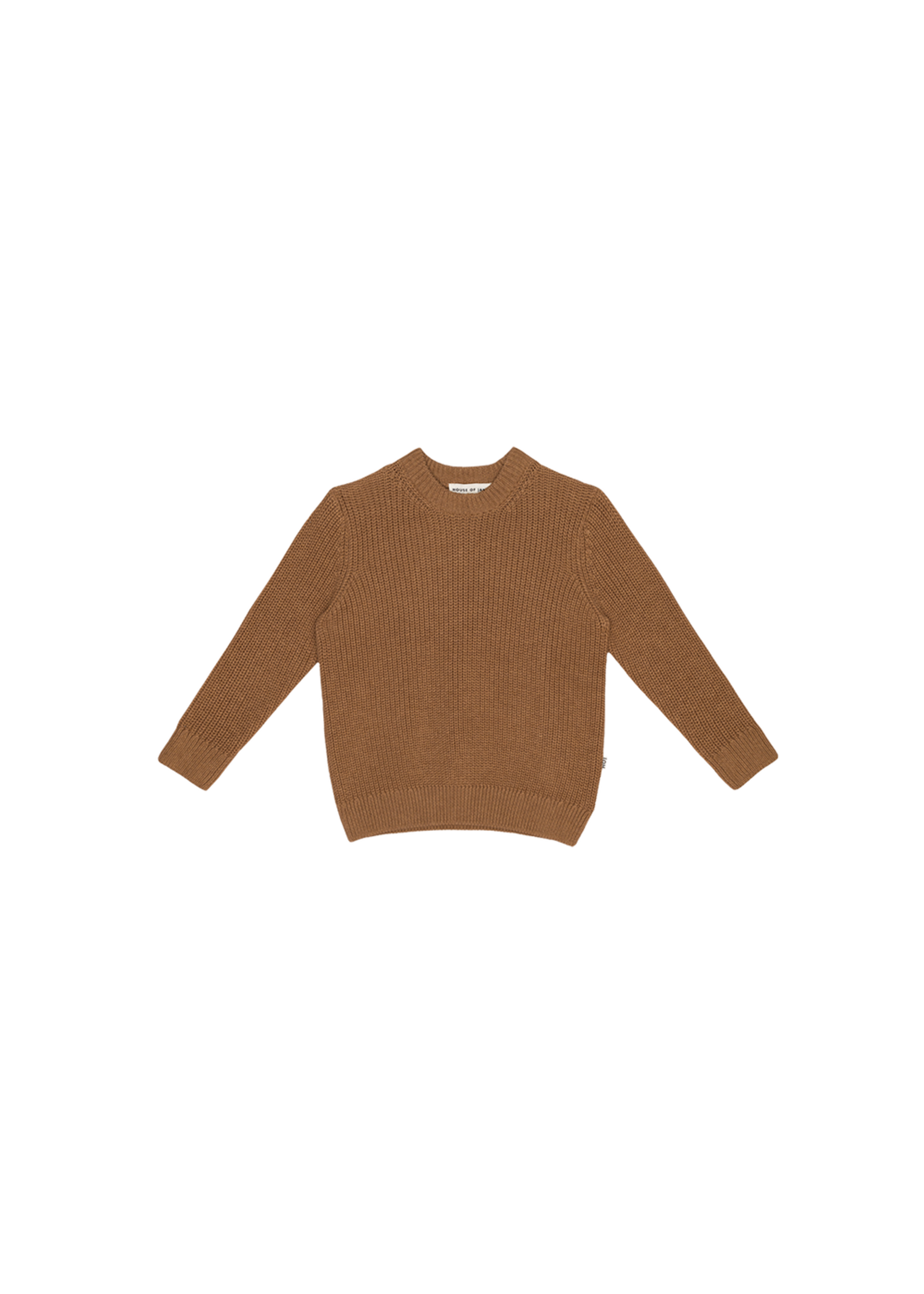 House of Jamie Knitted Sweater Almond 2Y