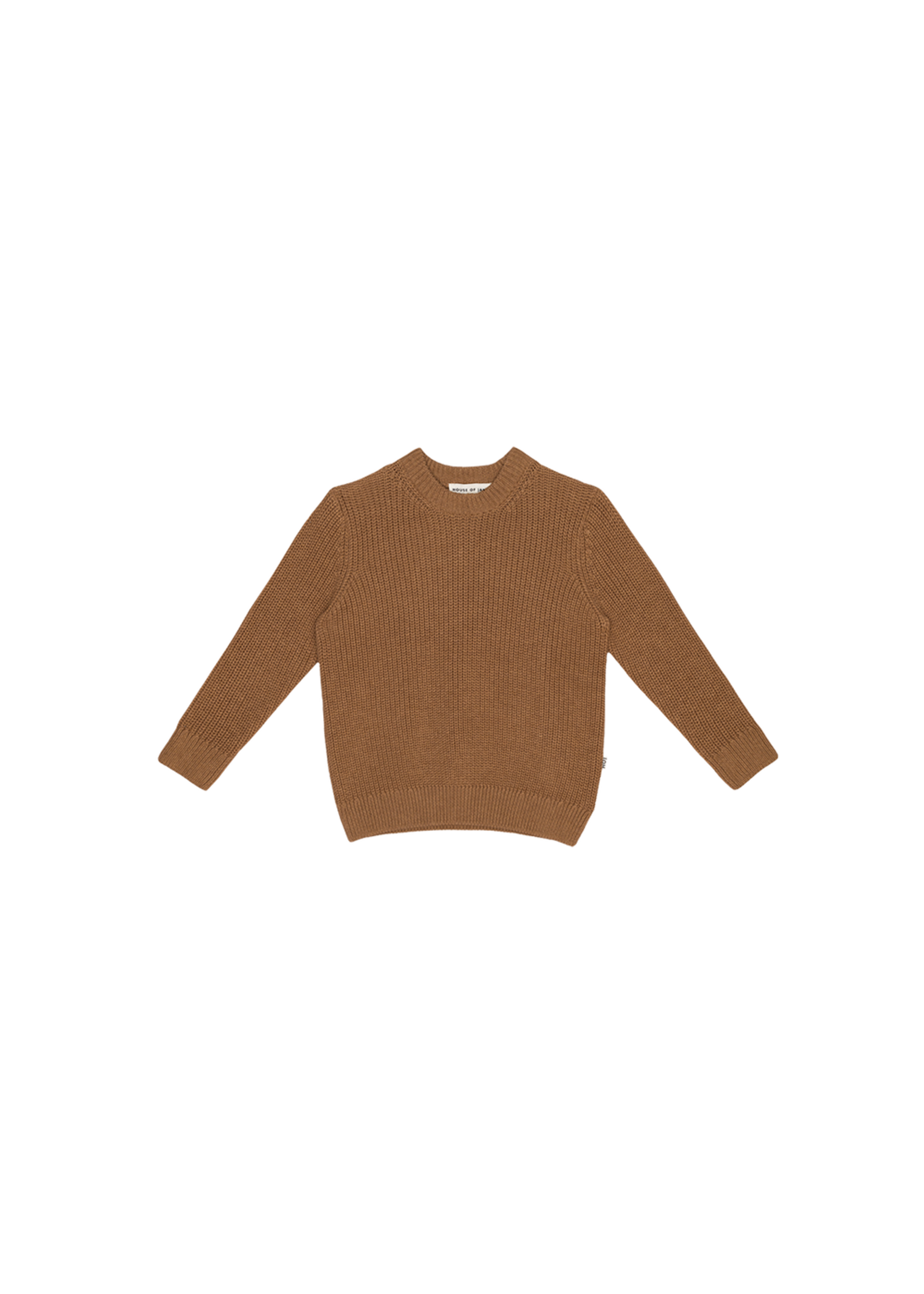 House of Jamie Knitted Sweater Almond 2Y