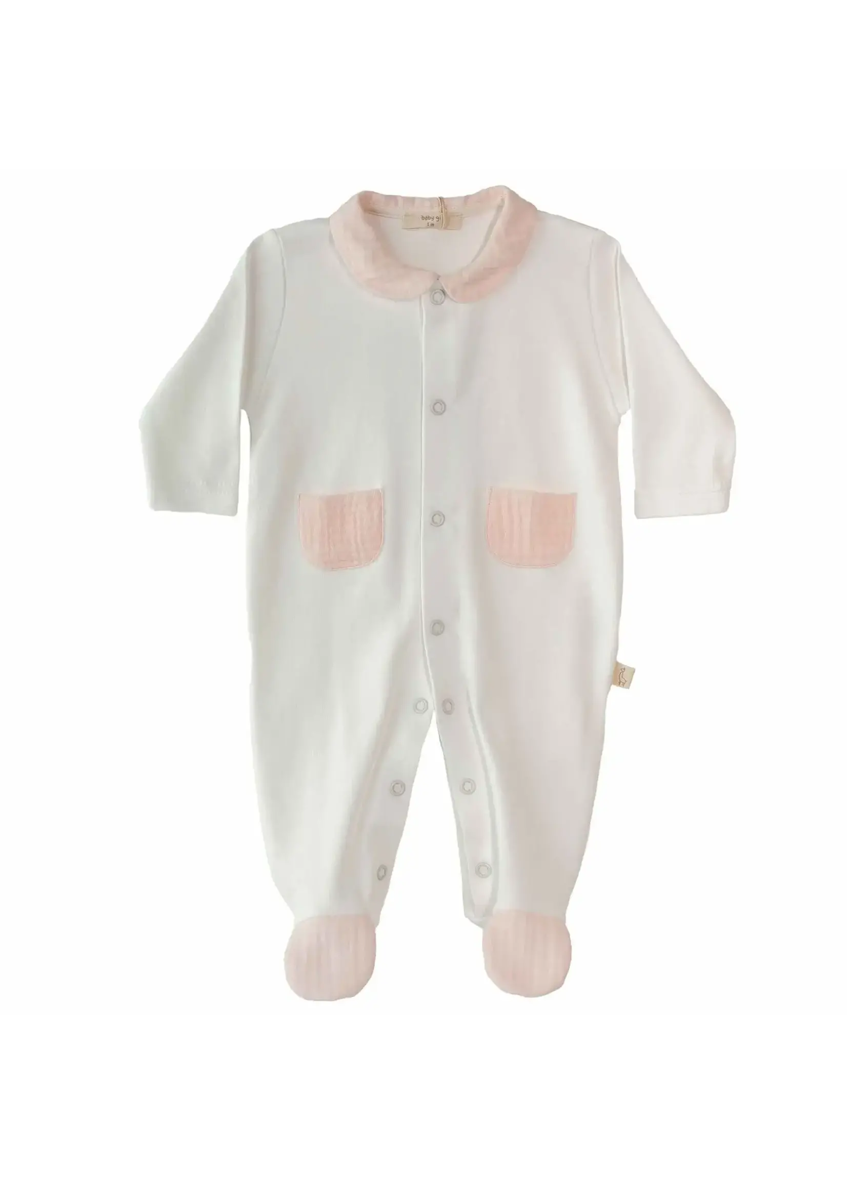 Baby Gi Babypakje Met Zakjes Sea Wit/Roze 6M